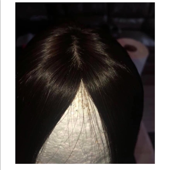 FULL cap %100 human hair wig 26 inches main image 4